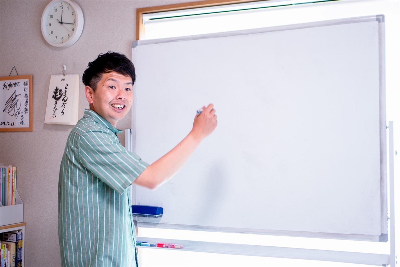個別指導塾一歩 講師 佐瀬先生の授業風景